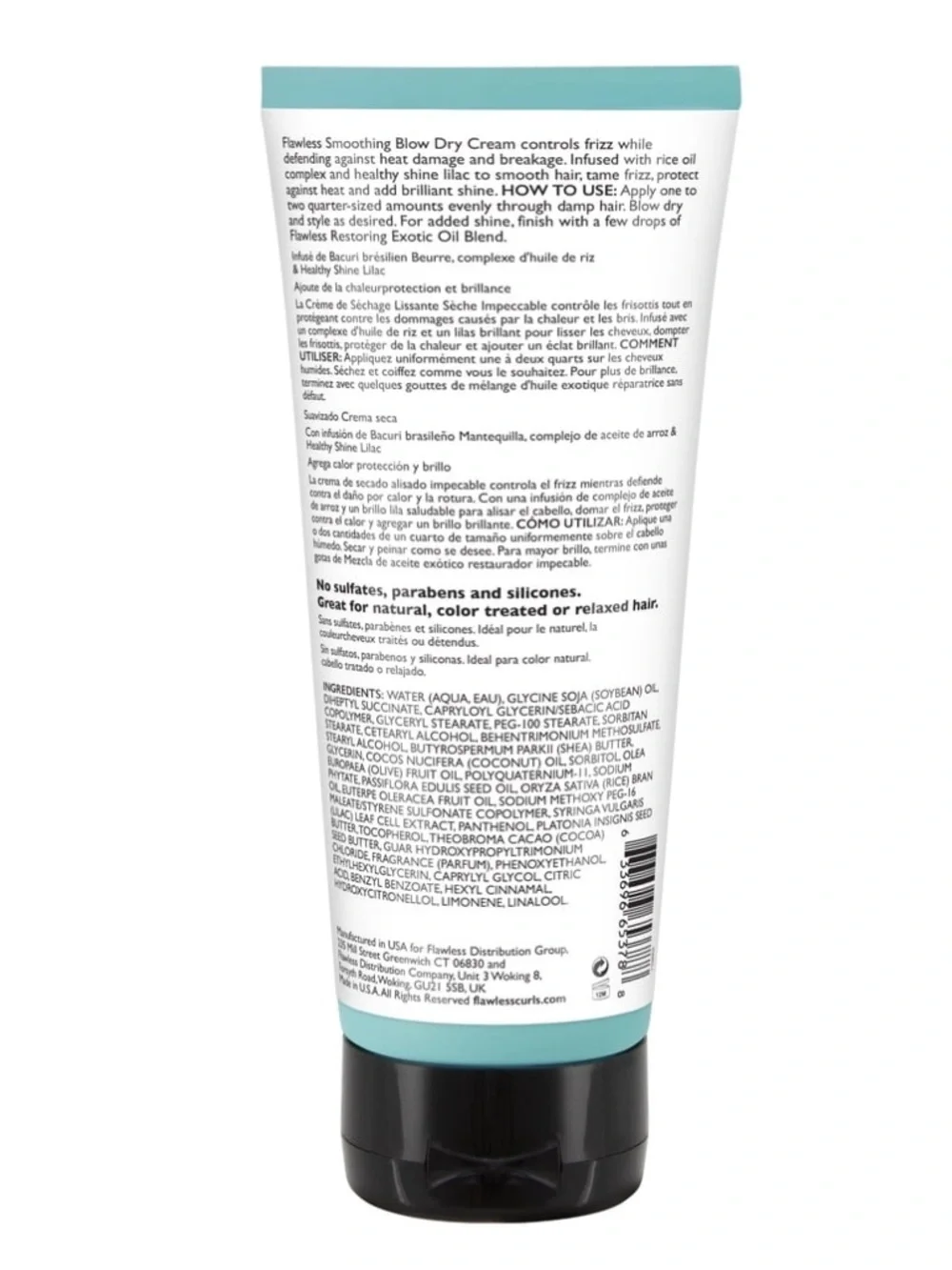 Flawless by Gabrielle Union Smoothing Blow Dry Hair Cream 6oz BRAND NEW
